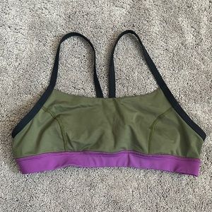 Lulu lemon • Black/Green/Purple • Sportsbra